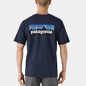 Camiseta PATAGONIA P-6 LOGO RESPONSIBILI - New Navy