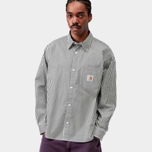 Camisa CARHARTT WIP W' DALDRY- Black / Wax