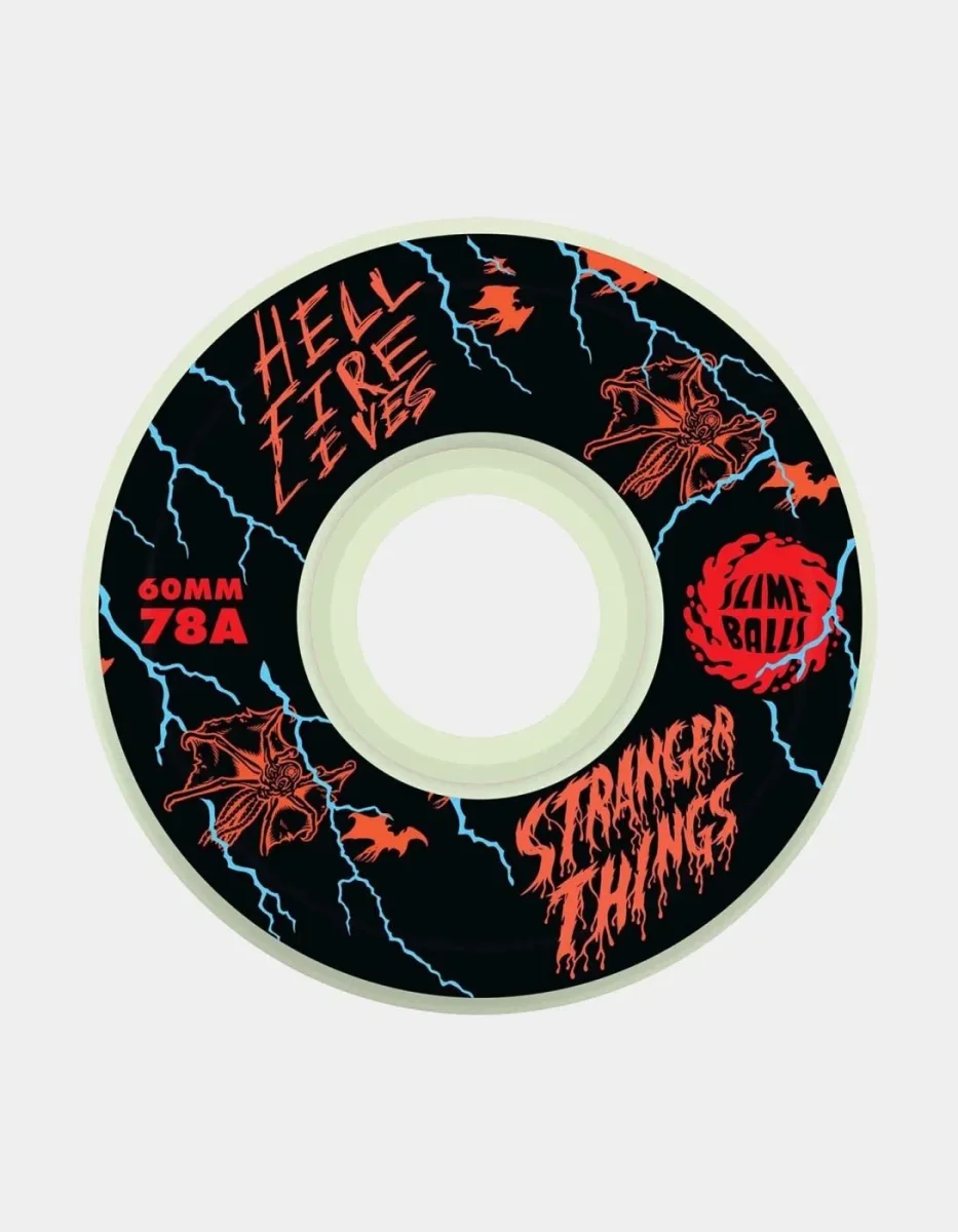 Ruedas SANTA CRUZ X STRANGER THINGS MEEK 60MM - Imagen 2