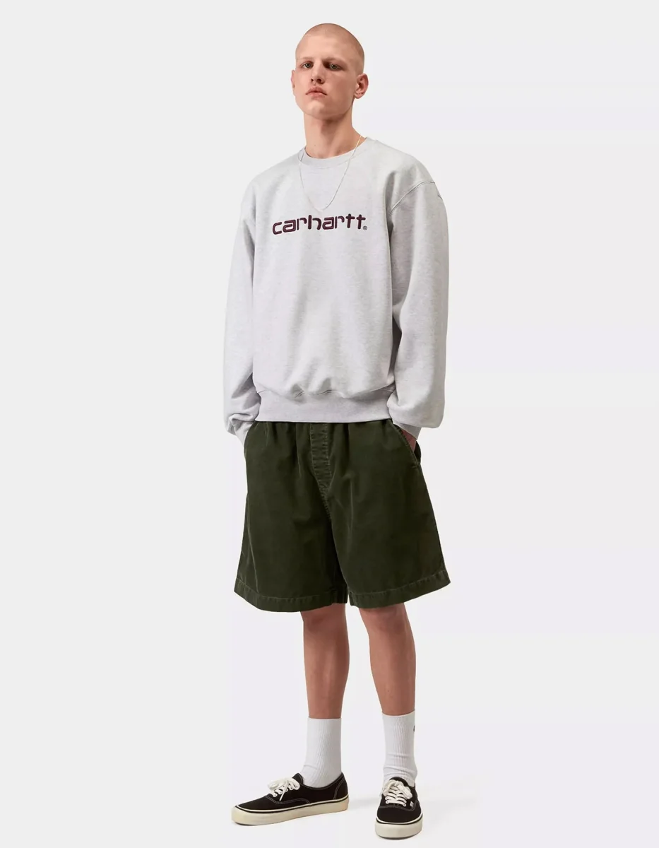 Sudadera Crew CARHARTT WIP SWEAT - Ash Heather / Cozy - Imagen 4