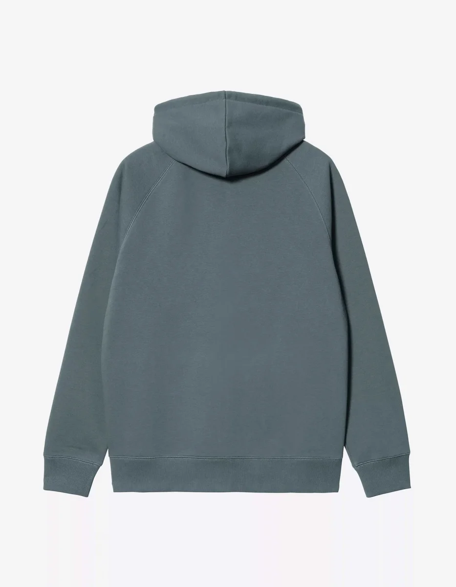 Sud. Cap. Abierta CARHARTT WIP HOODED CHASE - Cozy Blue / Gold - Imagen 3