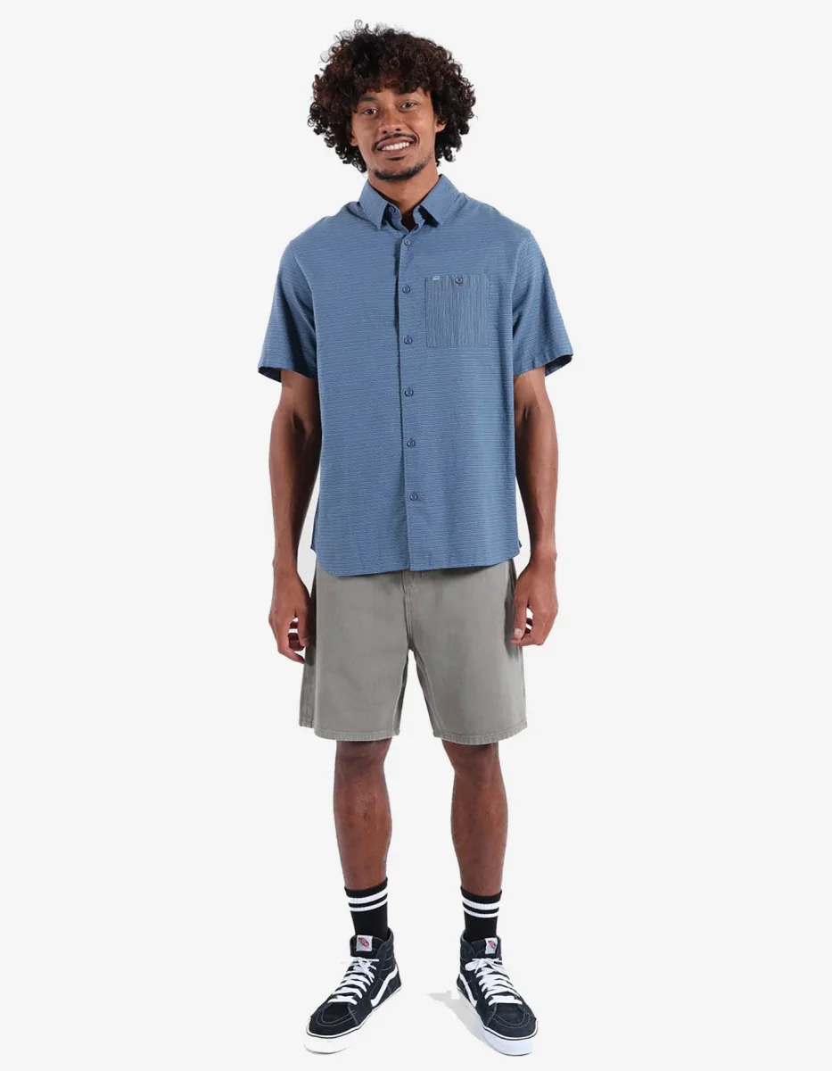 Camisa OXBOW LINES - Indigo - Imagen 4