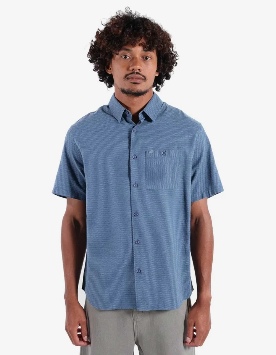Camisa OXBOW LINES - Indigo