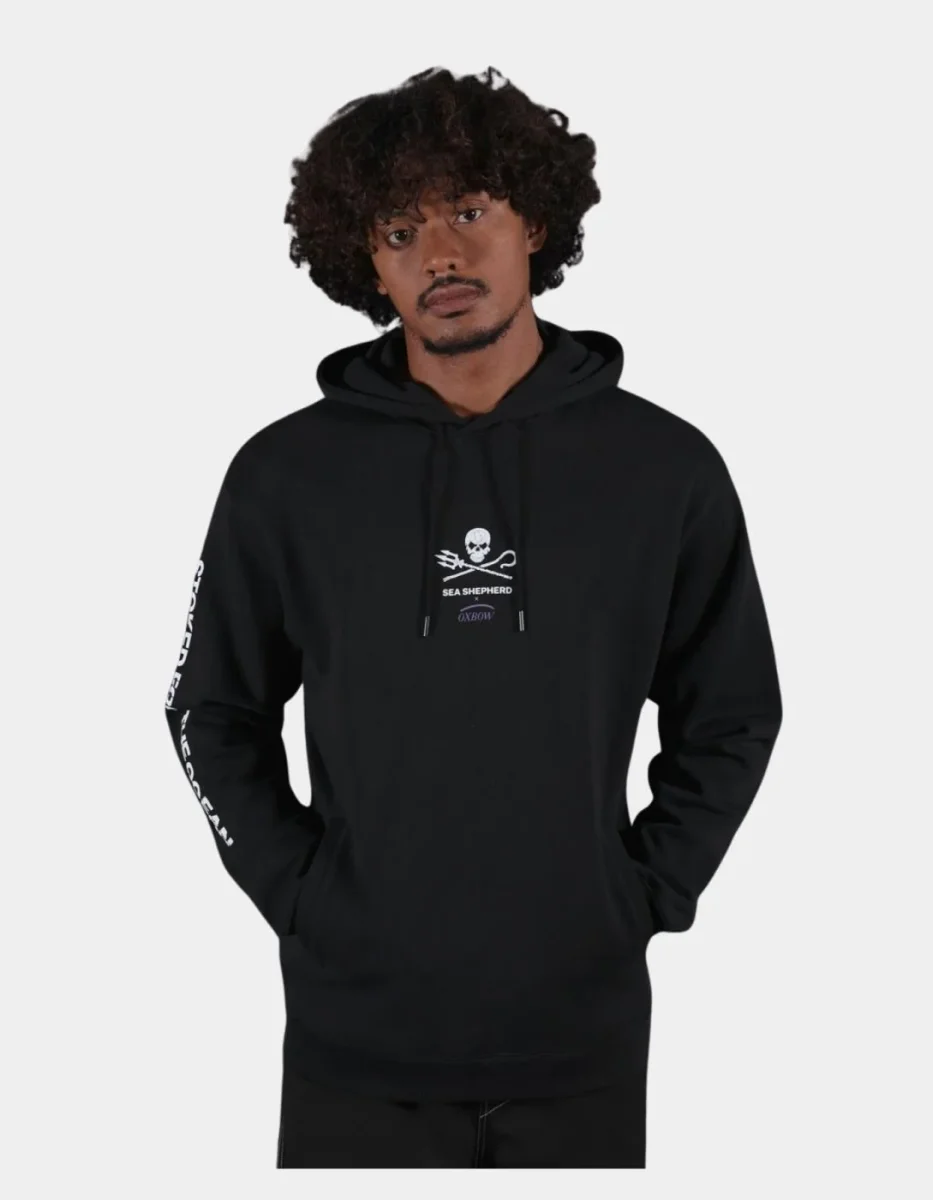Sudadera Capucha OXBOW SFTO - Black - Imagen 2