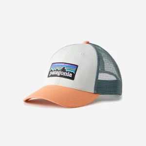 Gorra PATAGONIA P-6 LOGO LOPRO TRUCKER - White/Peach Sherbe