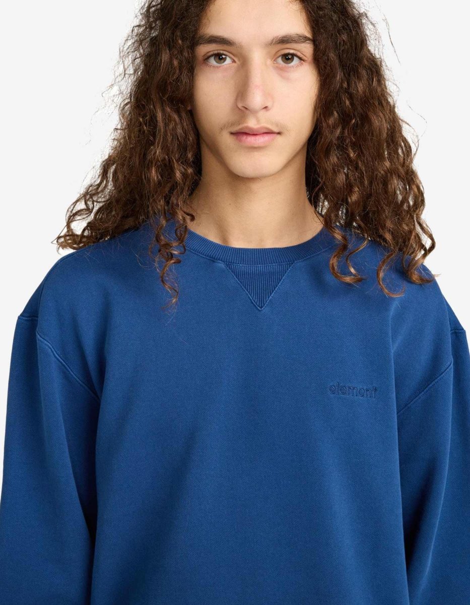 Sudadera Crew ELEMENT LOWCASE PIGMENT - Navy Peony - Imagen 3