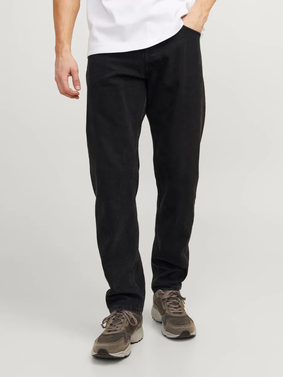 JEAN RELAXED TIRO ALTO CHRIS 981 - Black Denim - Imagen 8