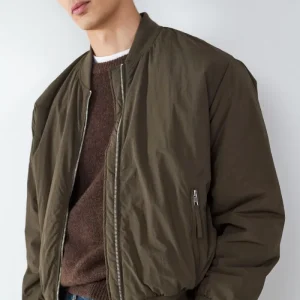 CAMPERA BOMBER ACOLCHONADA BMK-Burgundy