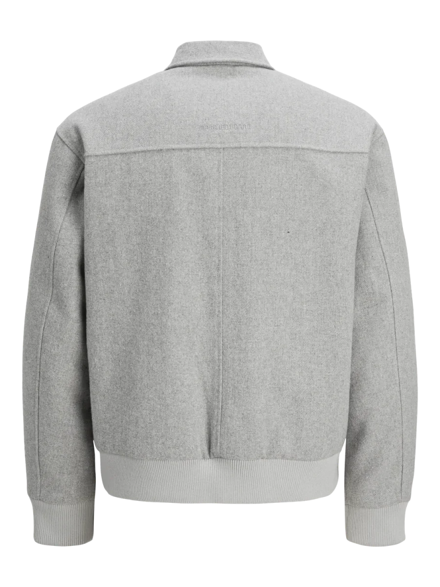CAMPERA BOMBER COVER - Grey Melange - Imagen 7