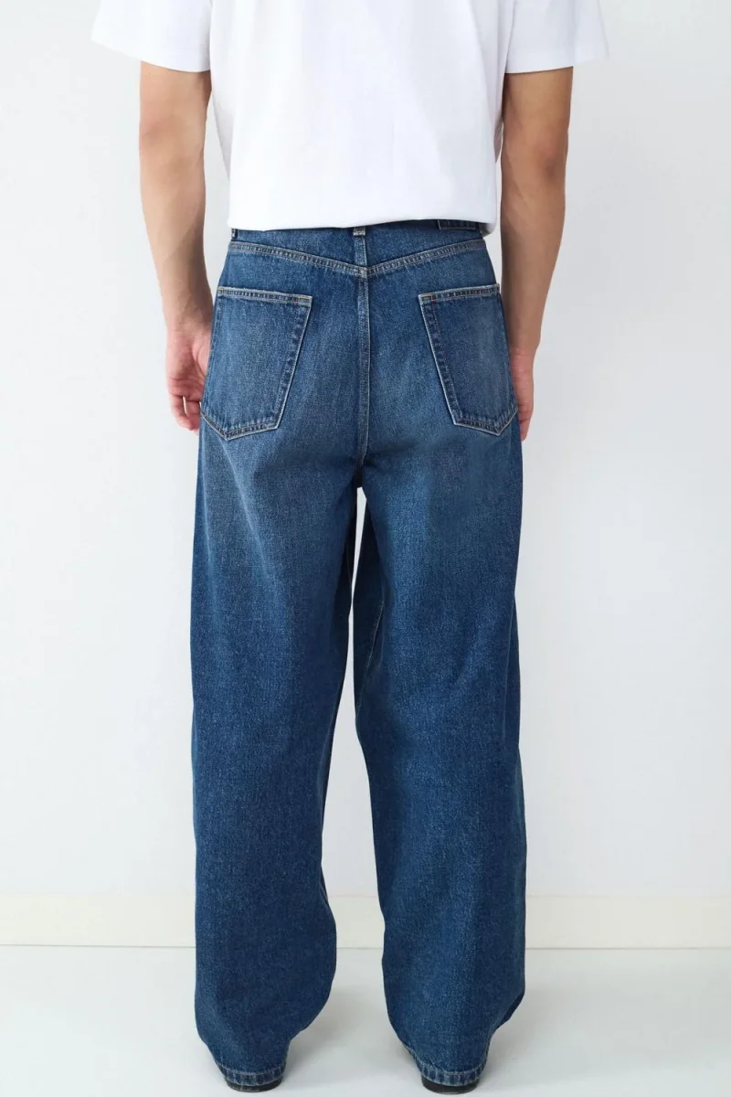 JEAN BAGGY LOOSE BMK-Dark Blue Denim - Imagen 4