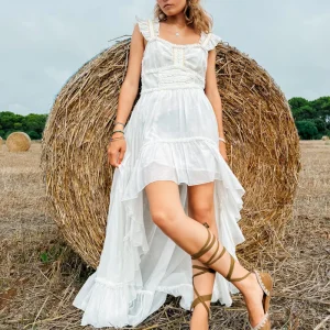 Alaior dress long white