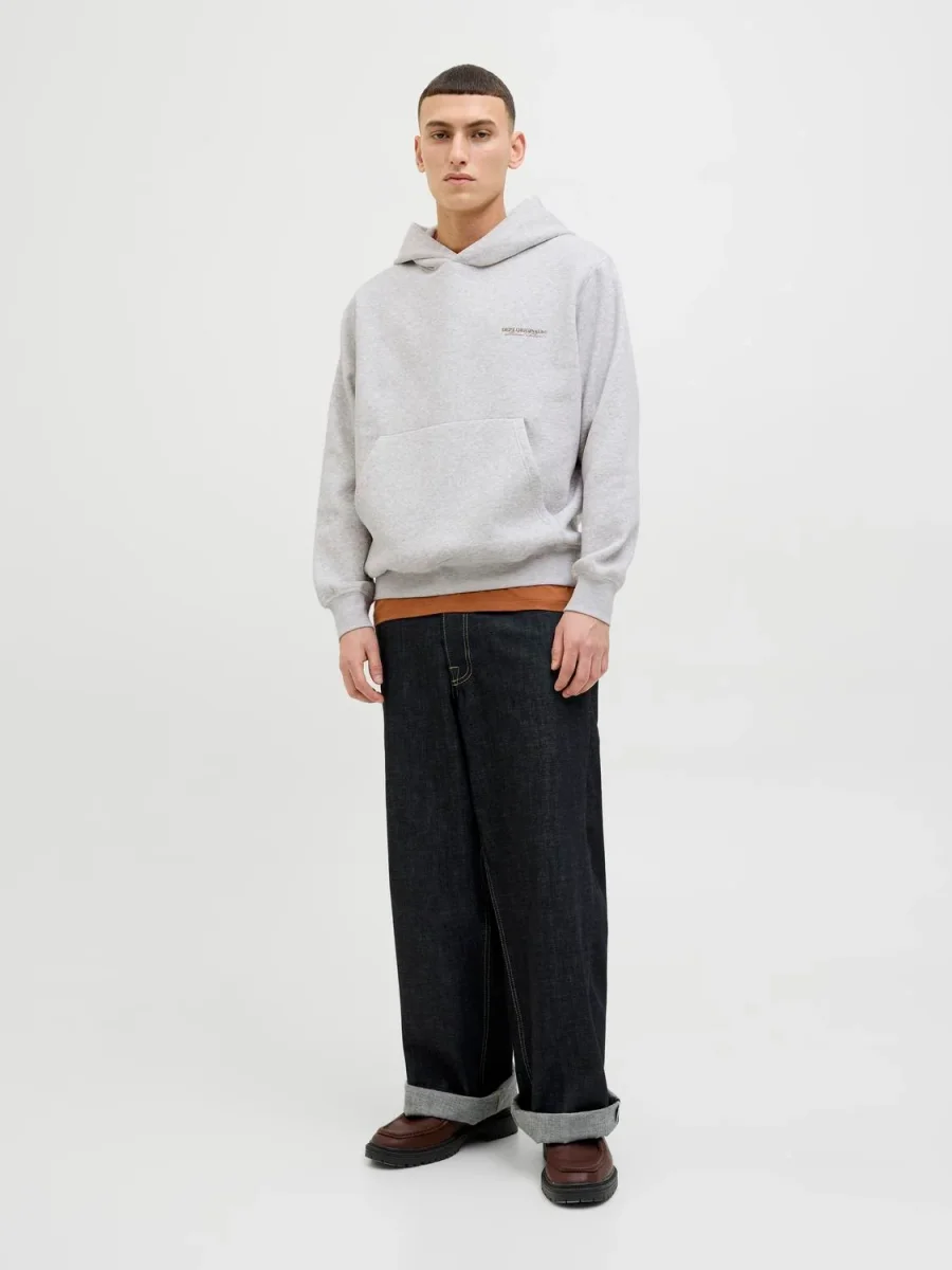 CANGURO LOOSE ESTAMPADO SLINGTON - White Melange - Imagen 3
