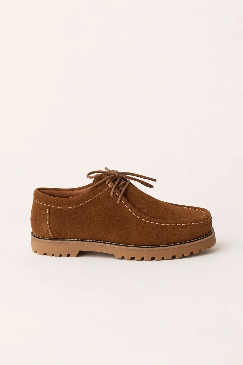 Zapato serraje Camel