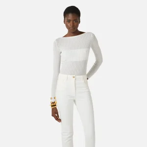 Body de punto con transparencias