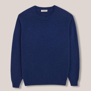 Jersey Cuello Redondo Lambswool - Azul