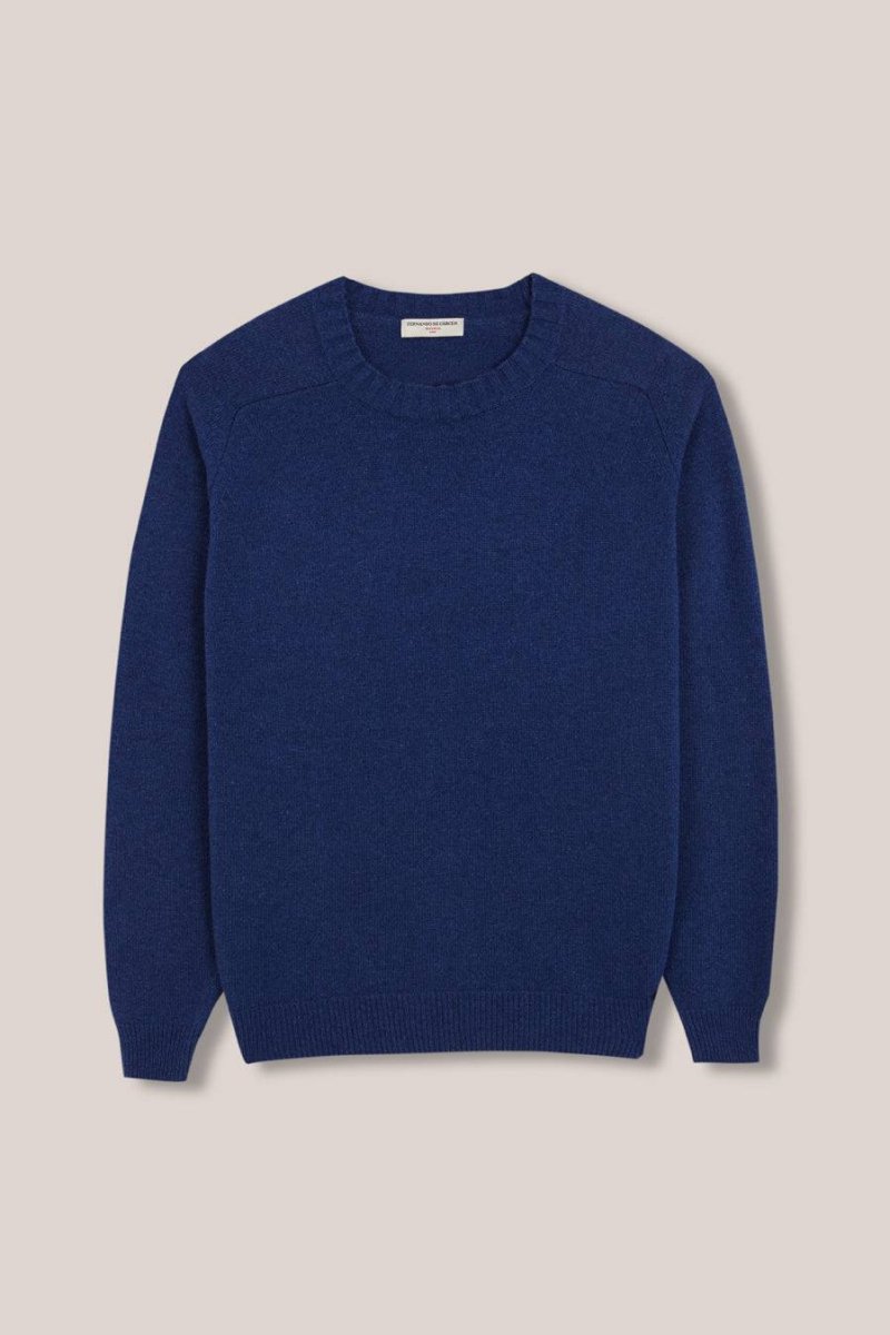 Jersey Cuello Redondo Lambswool - Azul - Imagen 2