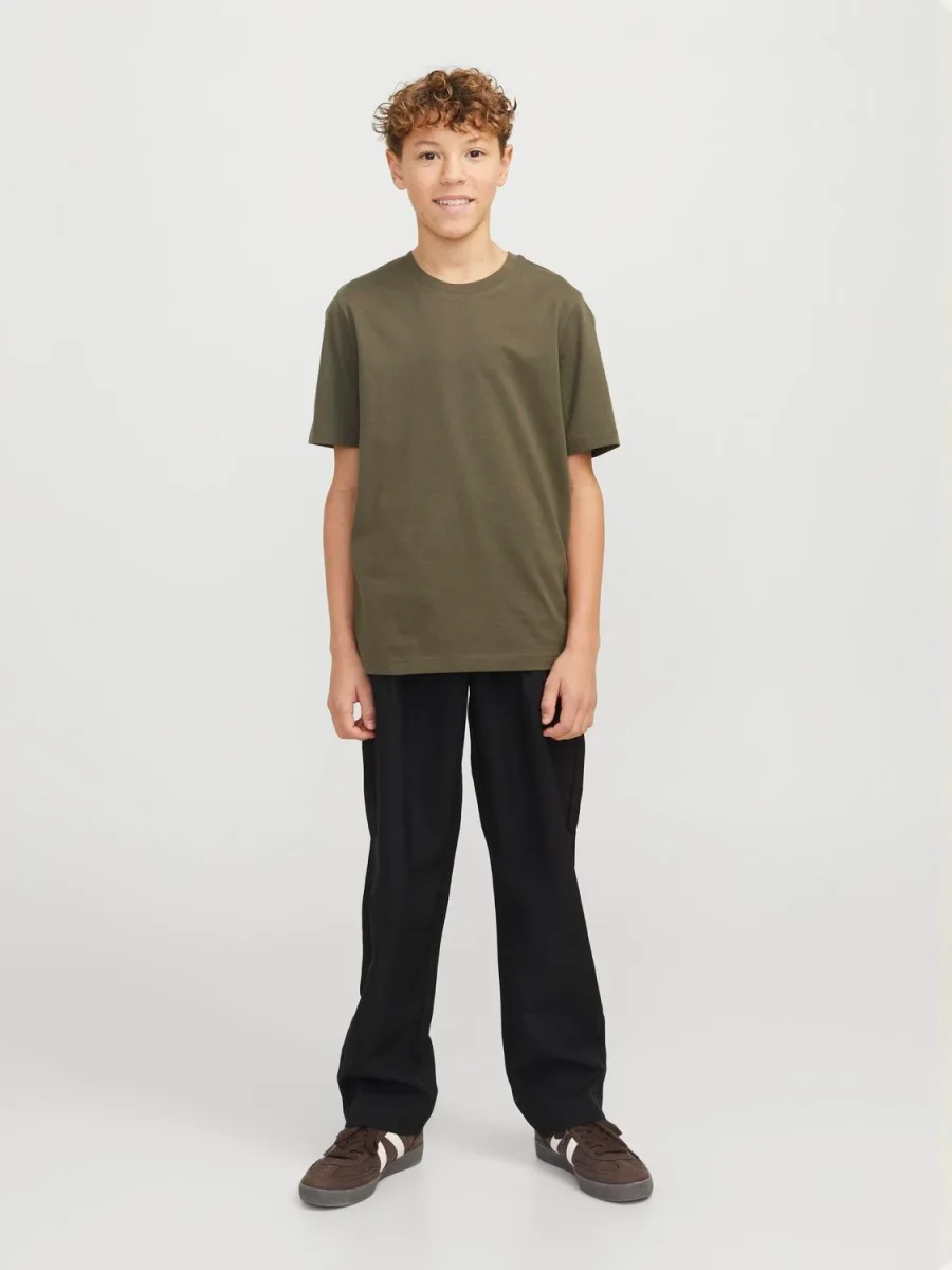 CAMISETA REGULAR ORGANIC JNR - Olive Night - Imagen 3