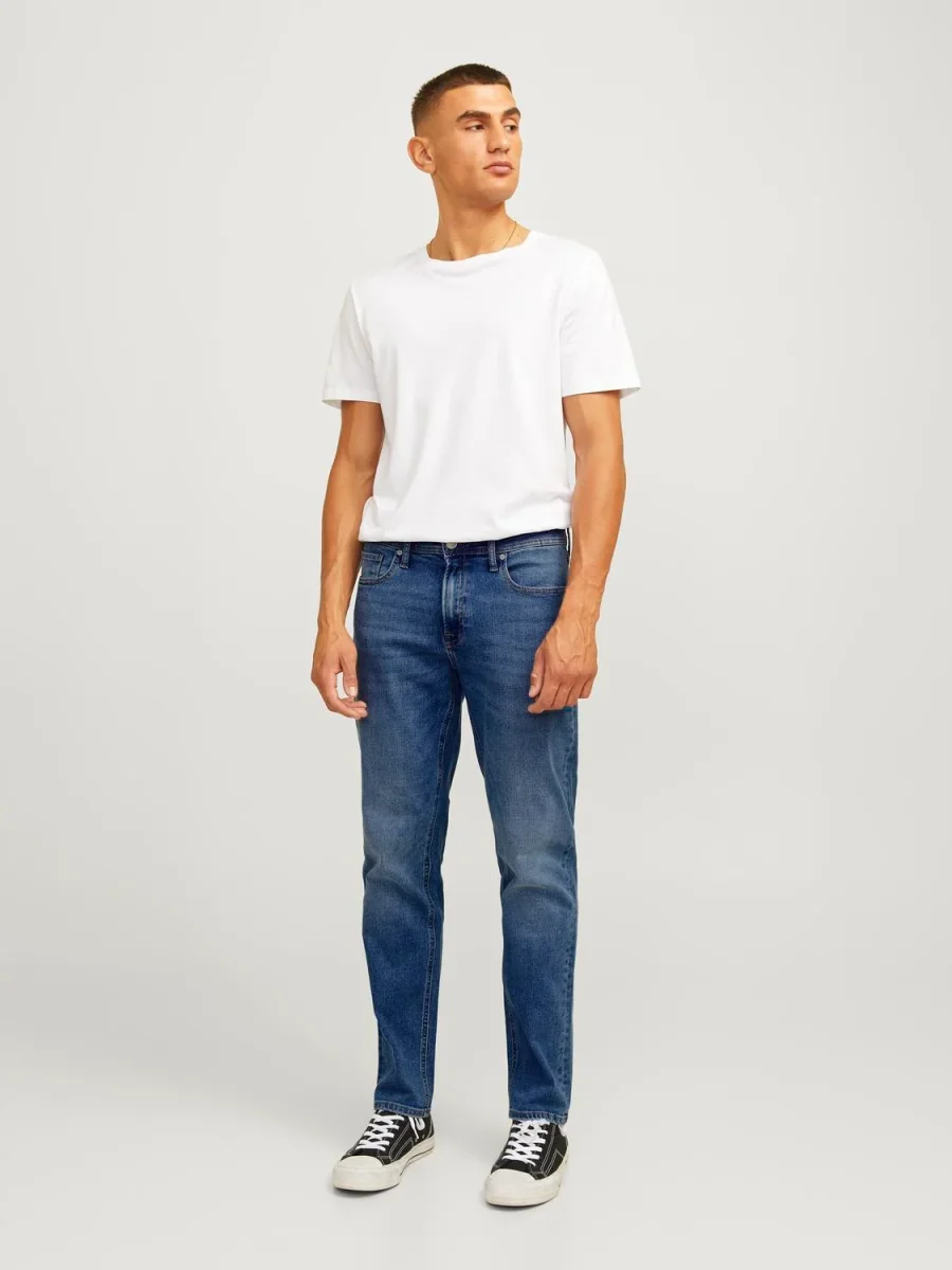 JEAN TAPERED TIRO MEDIO ADAM 223 - Blue Denim - Imagen 7