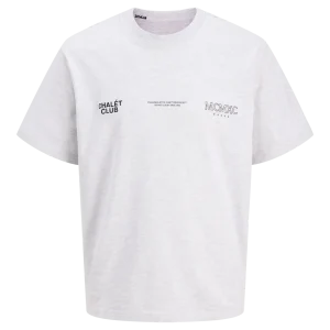 CAMISETA RELAXED REST JNR - White Melange