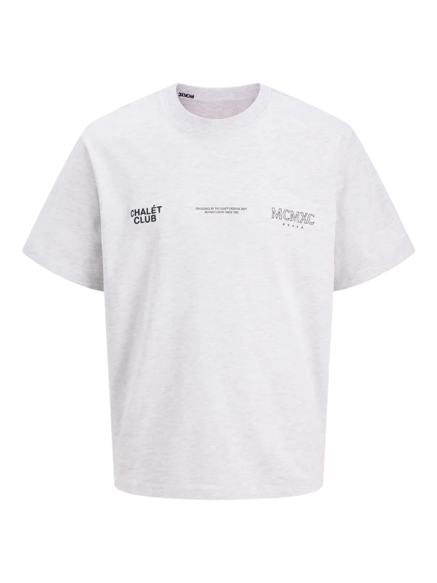 CAMISETA RELAXED REST JNR - White Melange - Imagen 2
