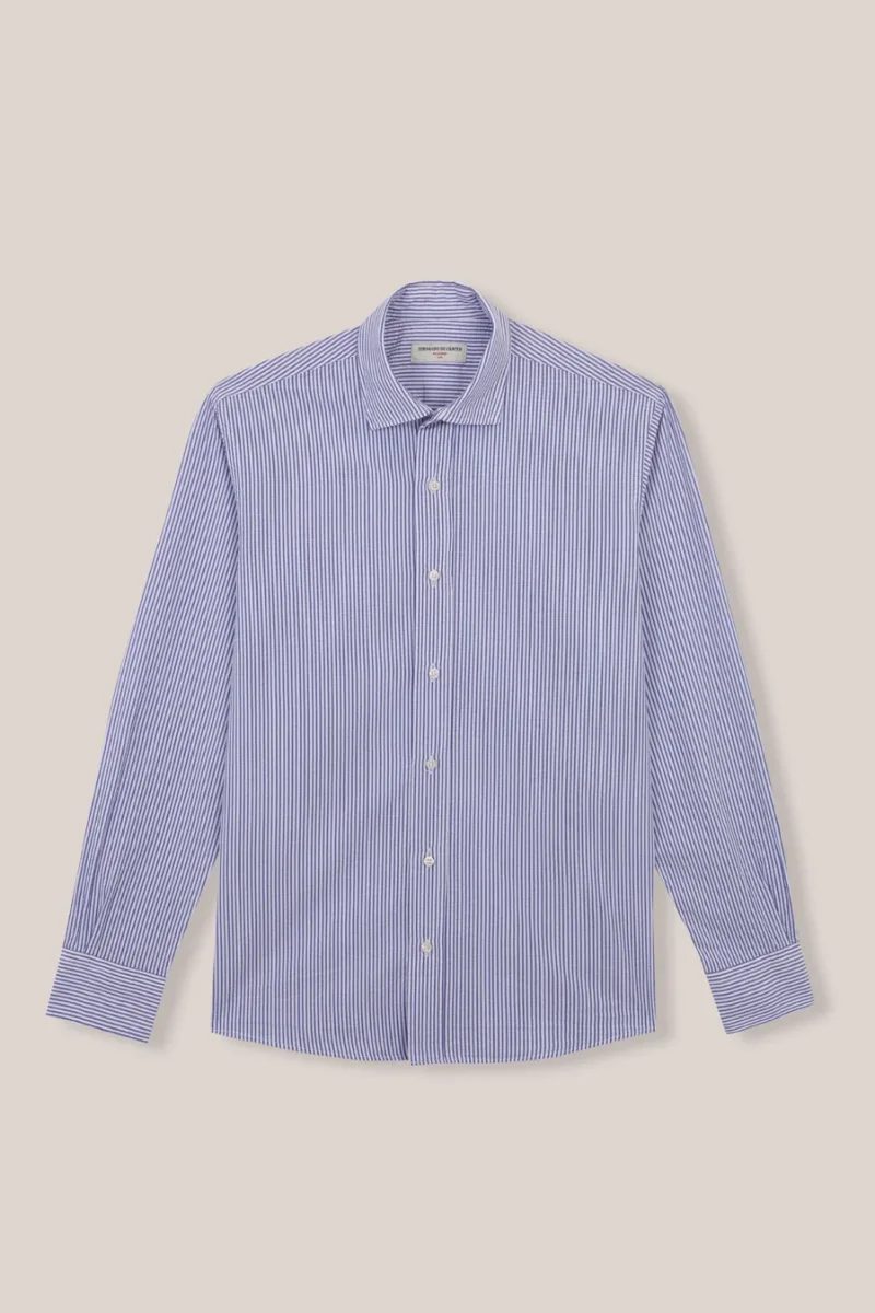 Camisa de Algodón - Rayas Marino - Imagen 2
