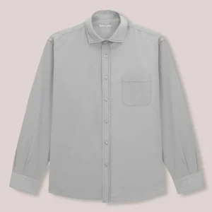 Camisa De Popelín Bolsillo - Verde Claro