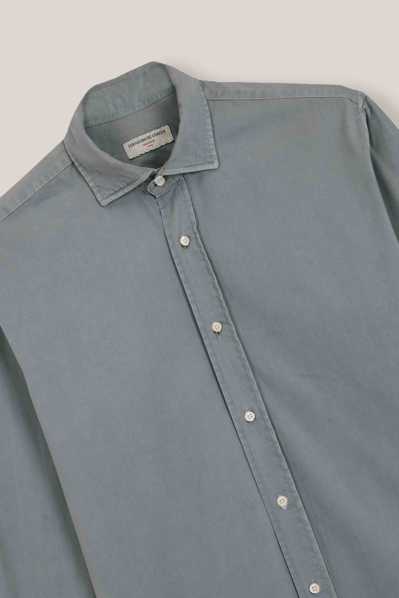 Camisa de Popelín - Gris - Imagen 3