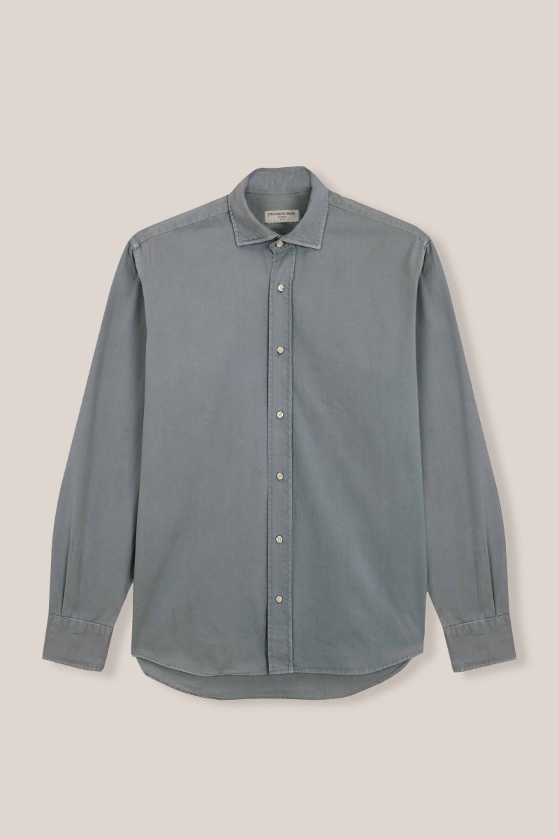 Camisa de Popelín - Gris - Imagen 2
