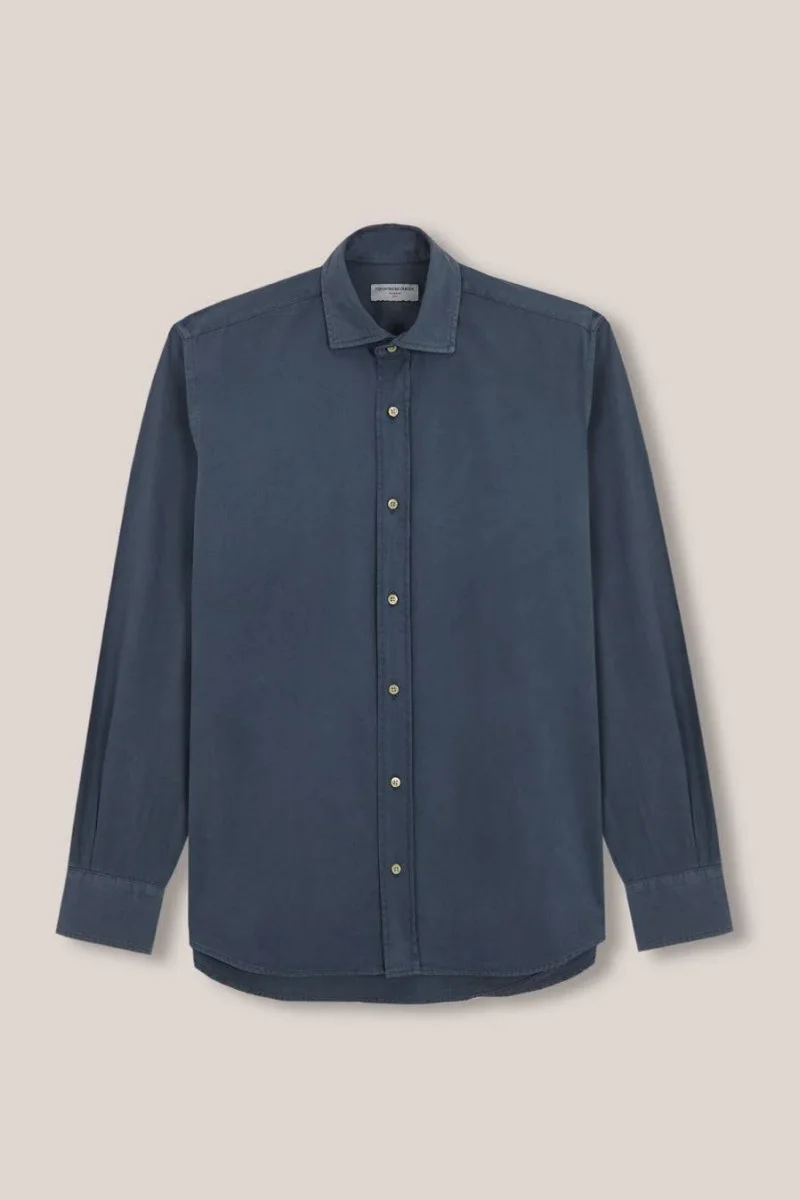 Camisa De Popelín - Azul Petróleo - Imagen 2