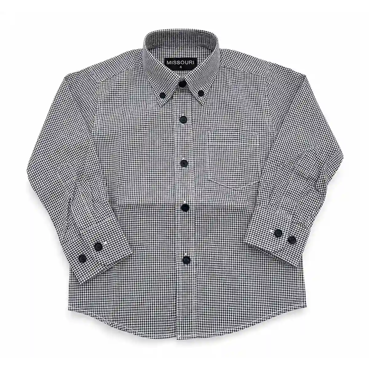 Camisa Missouri de Cuadros Negro y Blanco