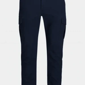 PANTALÓN CARGO SLIM TIRO MEDIO JOE - Navy Blazer