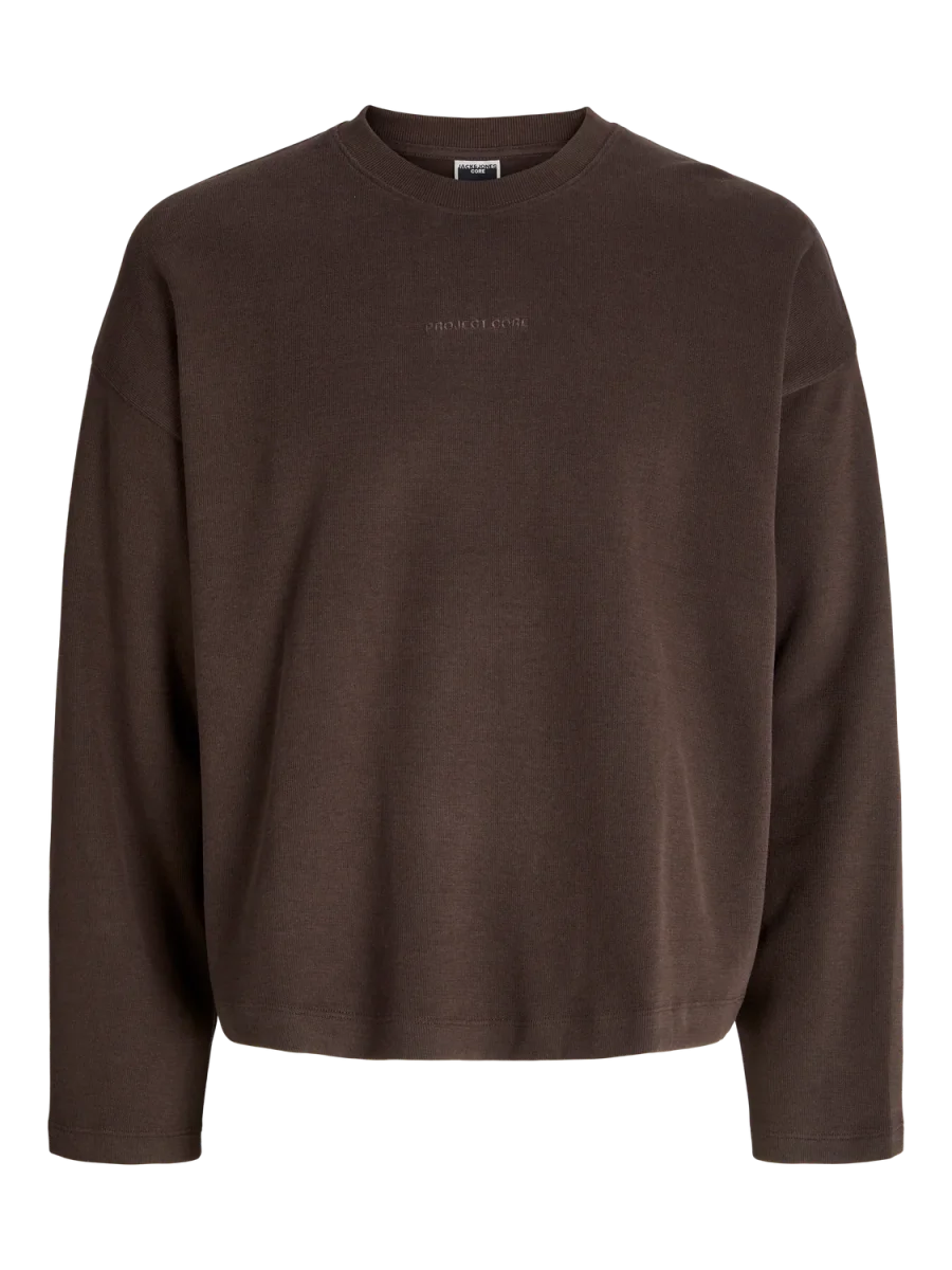 BUZO OVERSIZE COVER - Seal Brown - Imagen 2