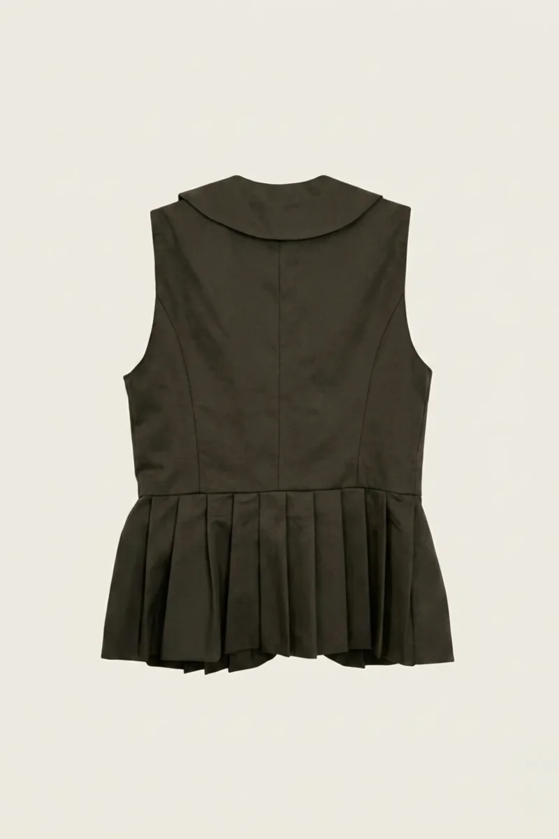 Chaleco Mujer Cruzado Peplum - Imagen 4