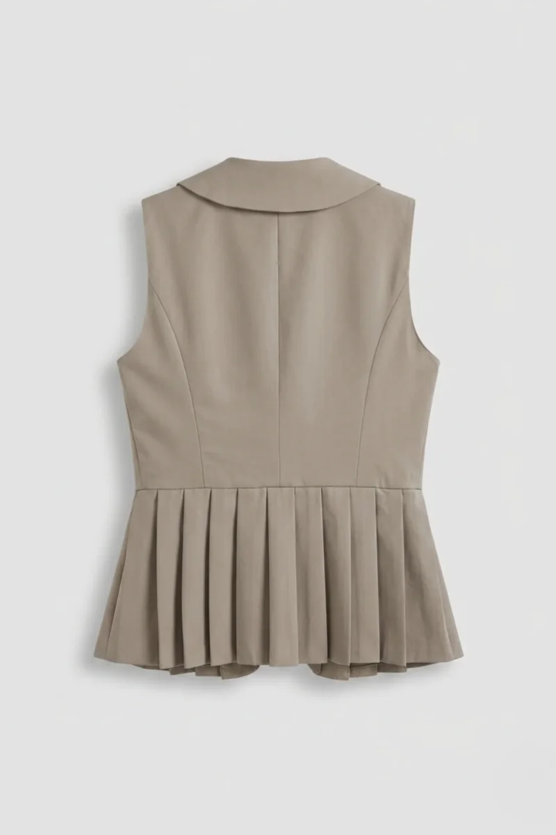 Chaleco Mujer Cruzado Peplum - Imagen 6