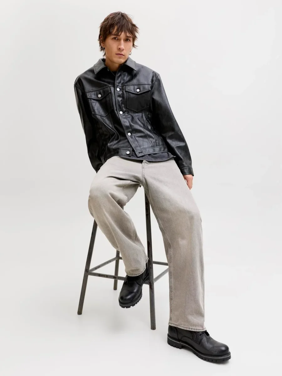 JEAN BAGGY TIRO ALTO ALEX 991 - Grey Denim - Imagen 4