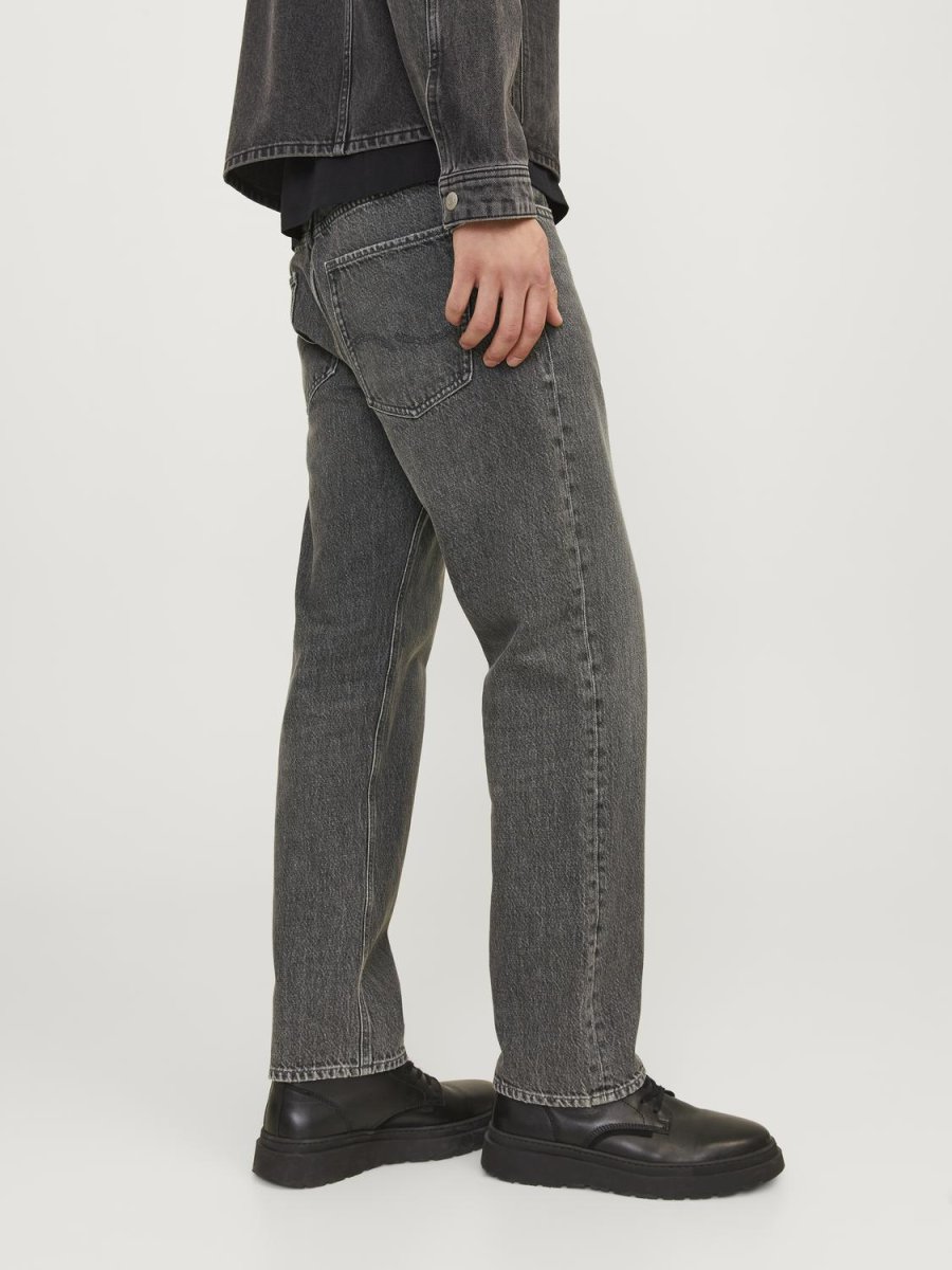 JEAN RELAXED TIRO ALTO CHRIS 444 - Black Denim - Imagen 8