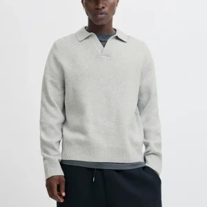 POLO LOOSE TEJIDO COVER - Light Grey Melange