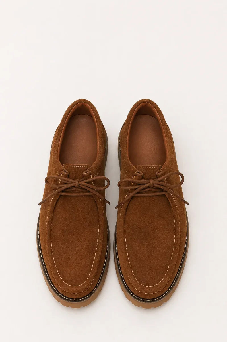 Zapato serraje Camel - Imagen 4