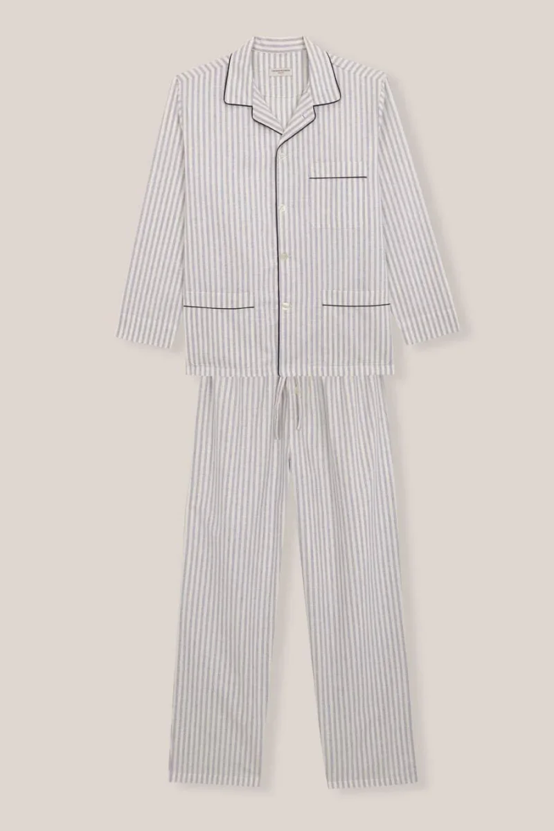 Pijama - Rayas Finas Azules - Imagen 2