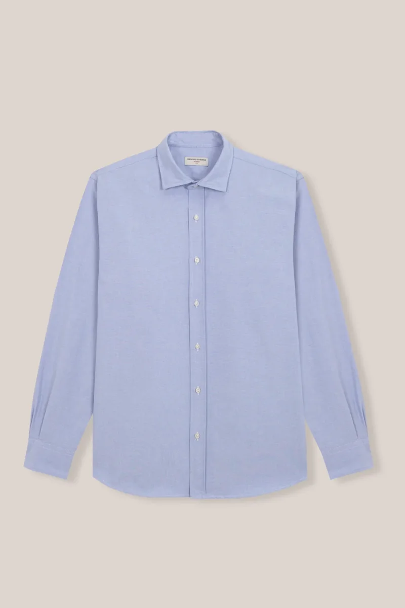 Camisa de Algodón - Oxford Azul - Imagen 2