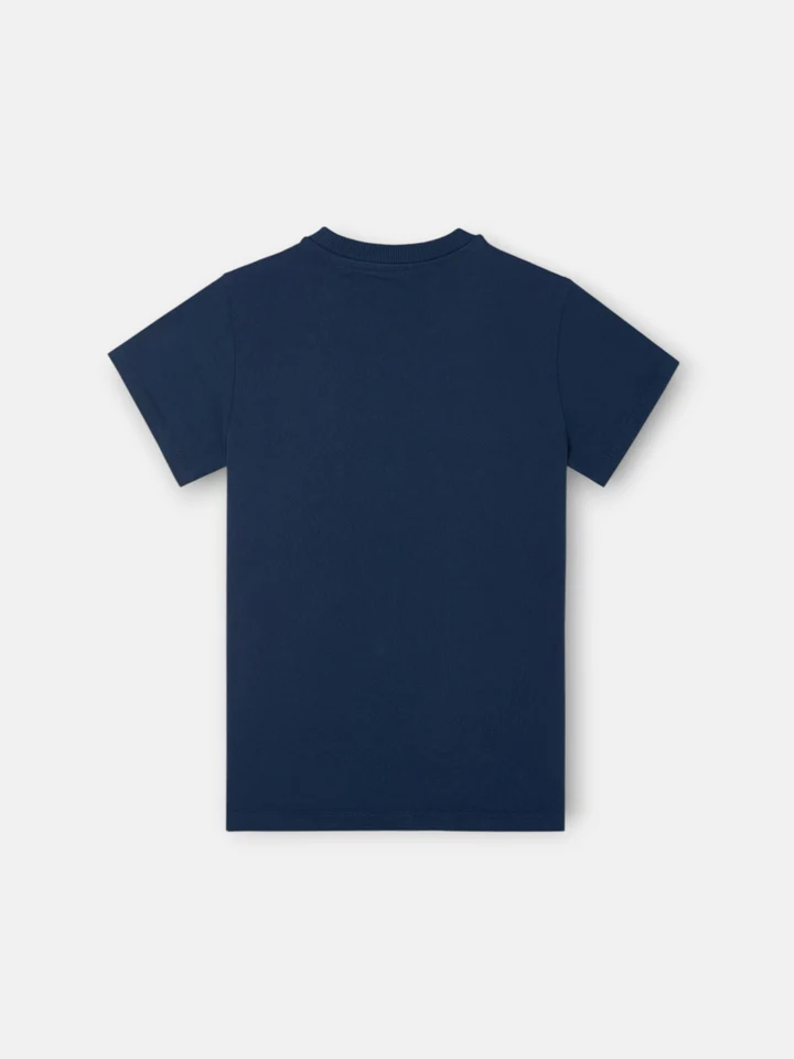 Camiseta niño Silbon logo tono azul marino - Imagen 5