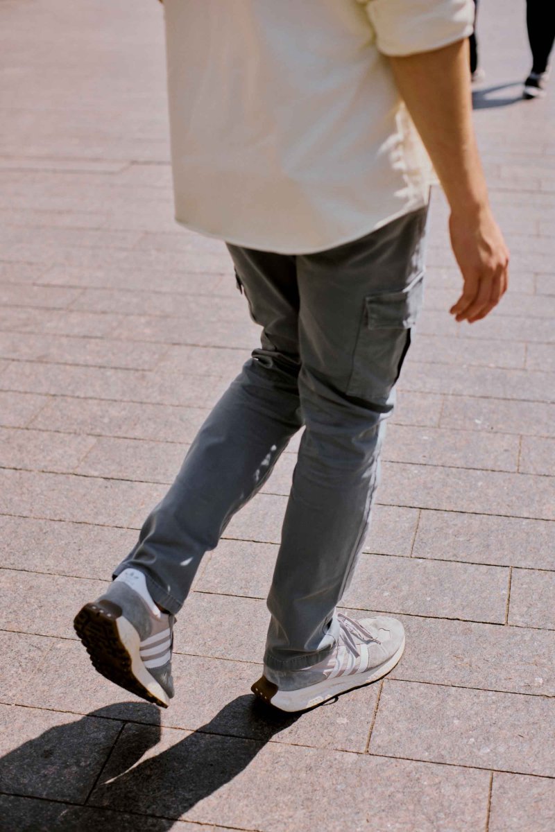 Pantalón Cargo - Gris