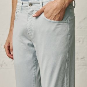 Pantalón Cinco Bolsillos - Gris Claro