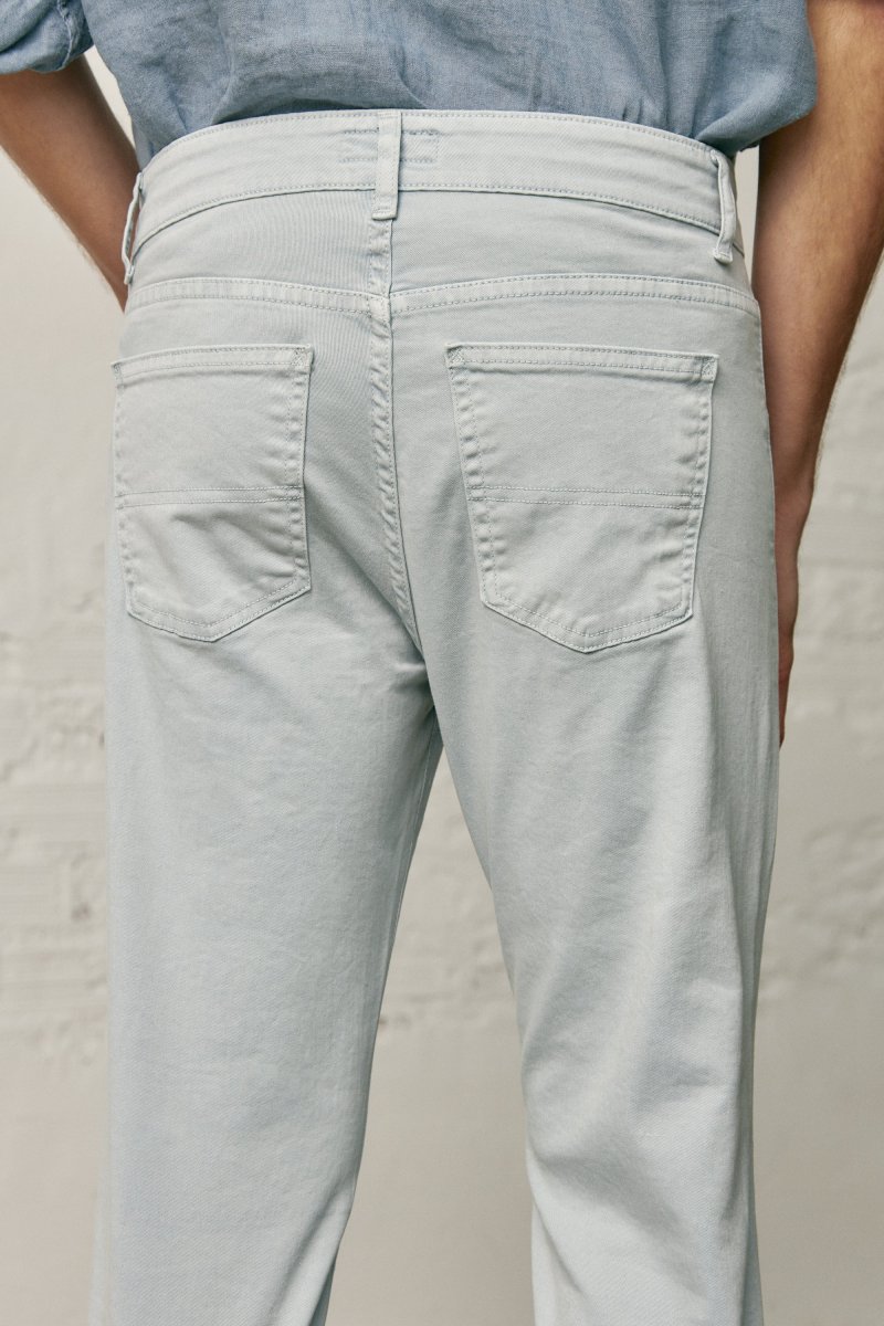 Pantalón Cinco Bolsillos - Gris Claro - Imagen 3