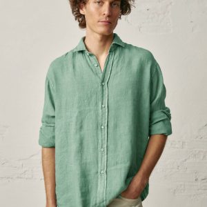 Camisa de Lino - Verde