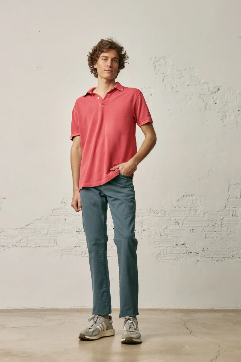 Polo Manga Corta - Coral - Imagen 3