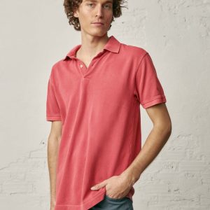 Polo Manga Corta - Coral