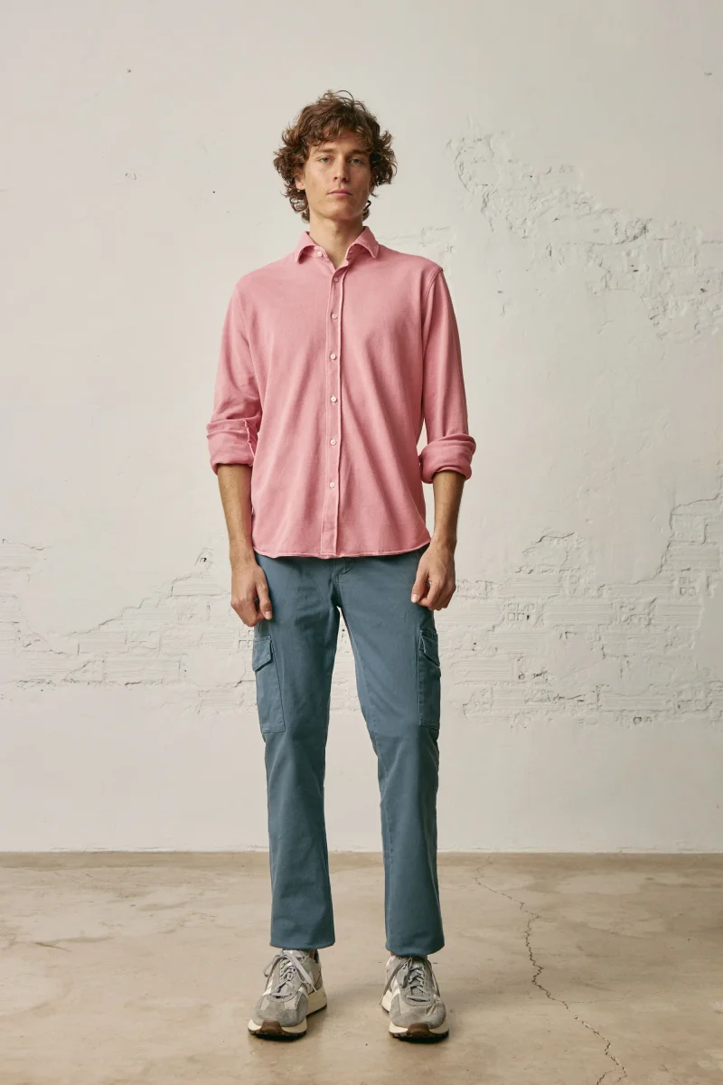 Camisa de Piqué - Salmón - Imagen 3