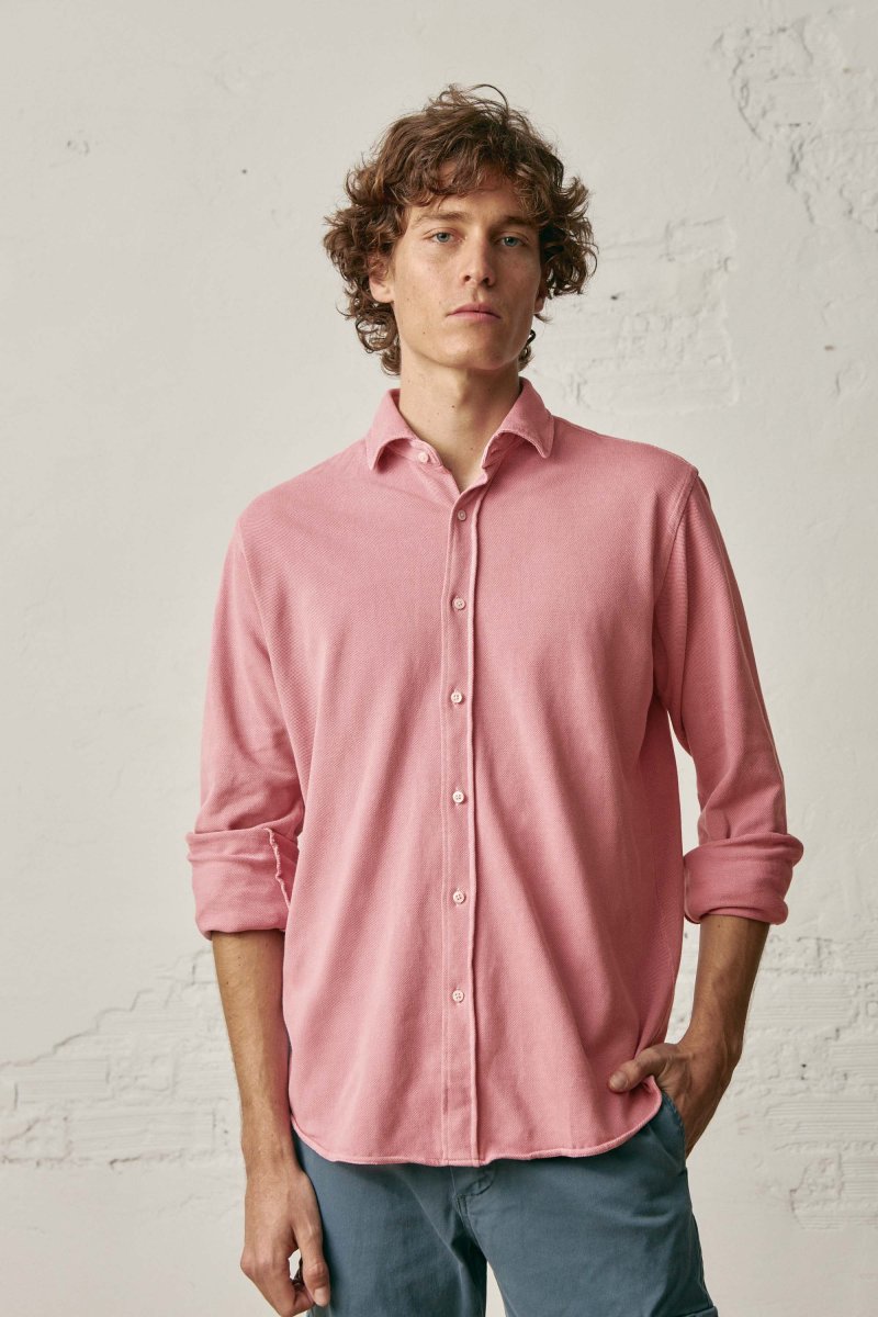 Camisa de Piqué - Salmón - Imagen 2