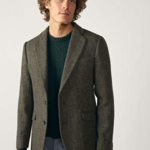 Americana de Tweed - Harris Tweed Verde